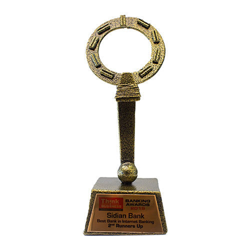 Best Bank in Internet Banking 2nd Runners Up_Think Business Banking Awards 2019