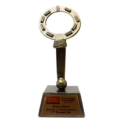 Best Bank in Mobile Banking 2nd Runners Up_Think Business Banking Awards 2019